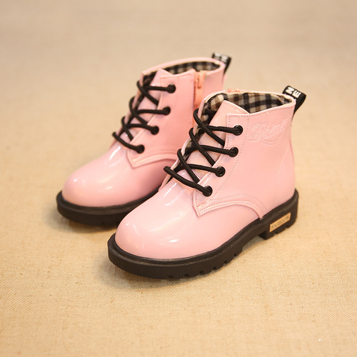 2025 Autumn/Winter Children's Martens Boots Korean Style Boots Warm Shoes Snow Boots