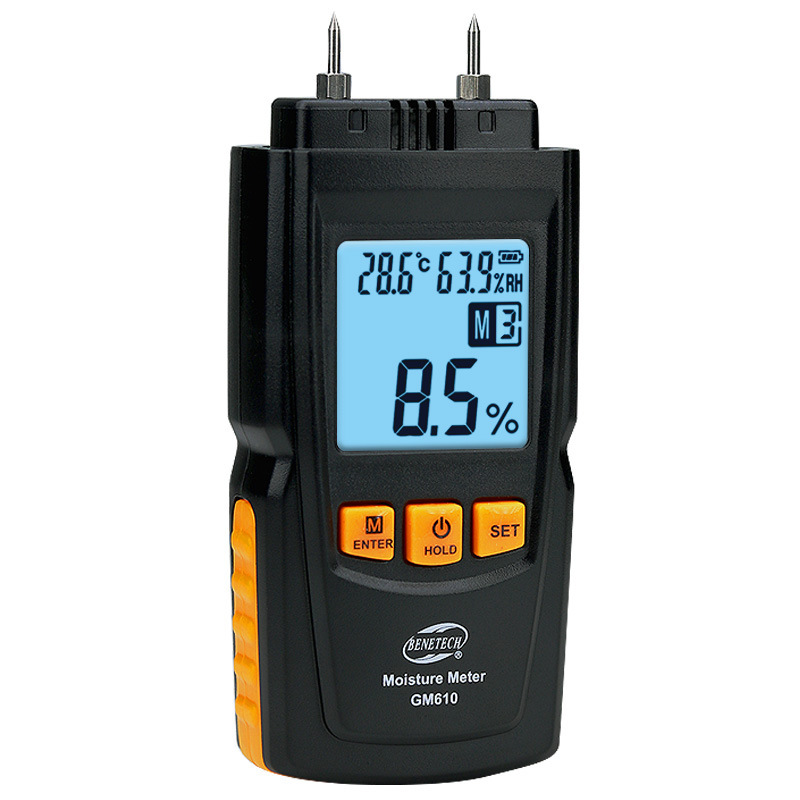 GM610水分仪针式木材水分测水仪粮食水分测试仪含水率检定仪