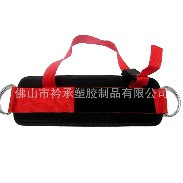 Fitness Strap Elastic Ankle Strap Multi Fitness Machine Accessories with Padded Training Auxiliary Strap Adjustable Foot Support Strap