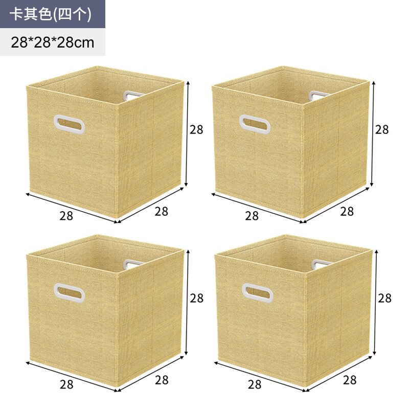 Estantería, rejilla, armarios, acabado, cestas de tela, nido de gato de dibujos animados, juguetes plegables, bocadillos, artículos diversos, caja de almacenamiento para el hogar