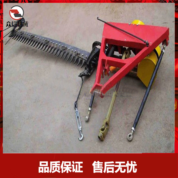 拖拉机带三角液压往复式割草机 苜蓿紫花牧草收割机 三包
