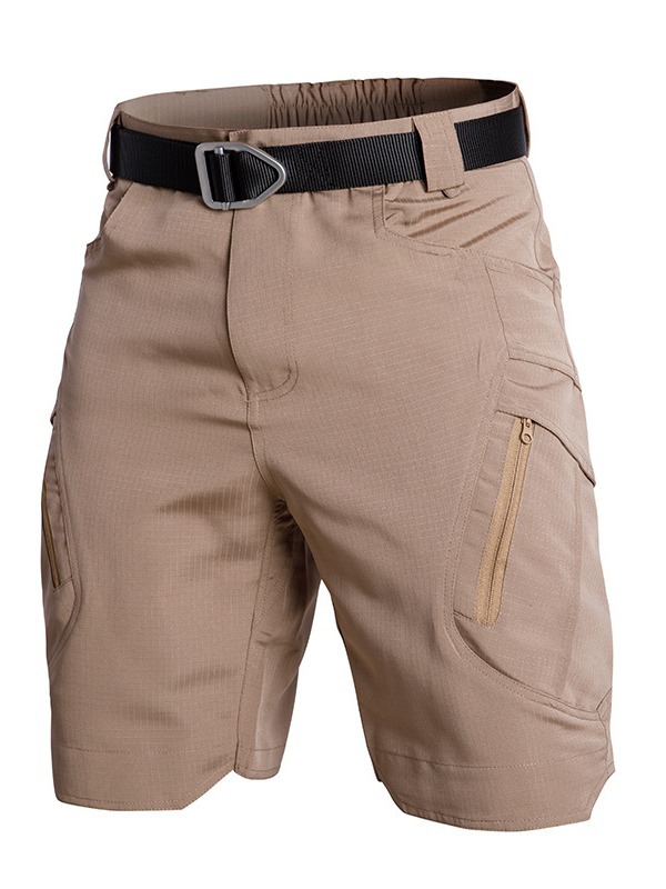 Venta directa de fábrica IX9 pantalones cortos resistentes al desgaste a prueba de agua monos multibolsillos pantalones tácticos de cinco puntos pantalones de entrenamiento de camuflaje de verano