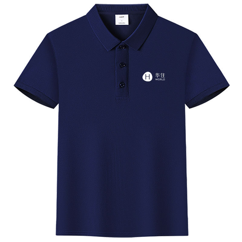 Summer Huazhu Hotel Work Uniform Polo Shirt, Hotel Staff Clothing, Cultural Event Attire, Custom Logo Summer Huazhu Hotel Work Uniform Polo Shirt, Hotel Staff Clothing, Cultural Event Attire, Custom Logo