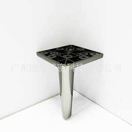 短款铝合金沙发脚五金家具橱柜脚可定多款式枪黑色高档装饰茶几脚