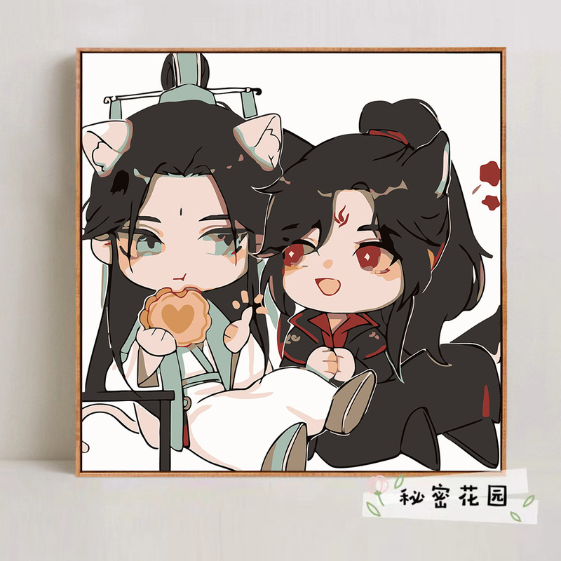 Moaodiantianguan デジタル油絵 diy 手作りデジタル着色漫画アニメーション減圧装飾画メーカー卸売|undefined