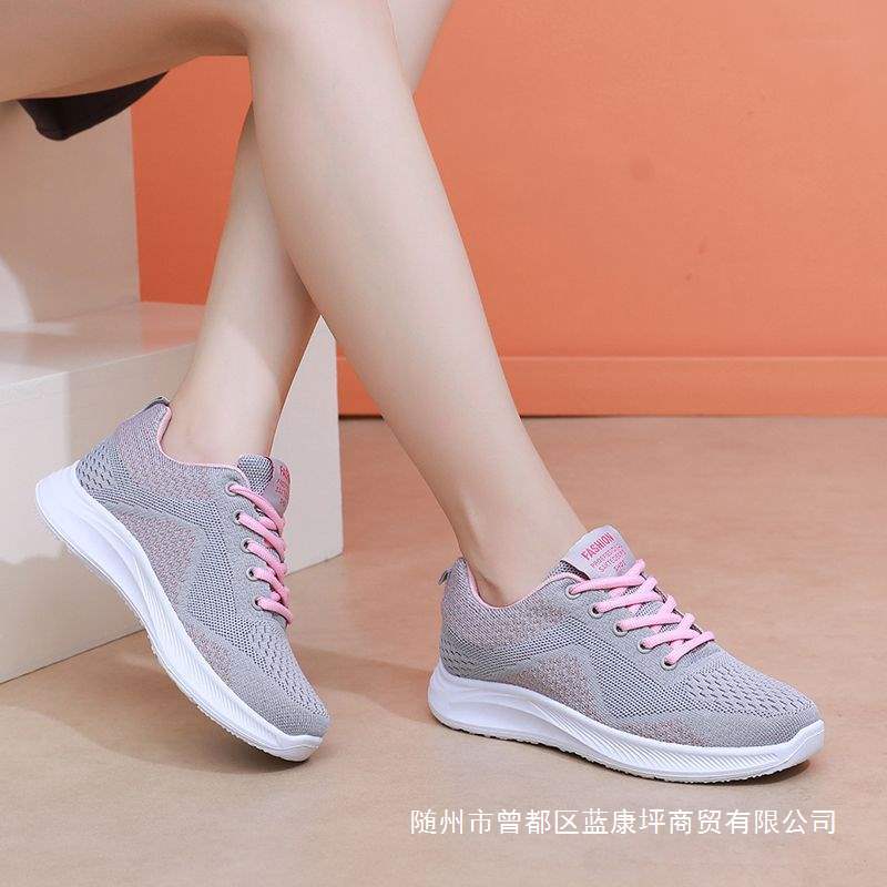Spring and Autumn Shoes, New Women's Shoes, Versatile Casual Shoes, Breathable Sports Shoes, Female Students' Running Shoes, Women's Lightweight Soft Soles