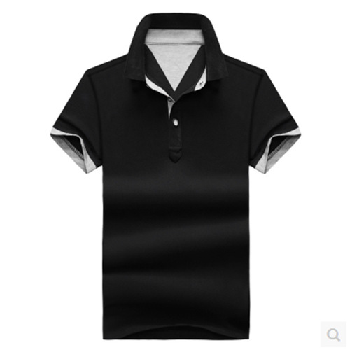 Short-sleeve polo shirt for men - summer new style, business casual, trendy, slim fit, fashionable, simple color T-shirt