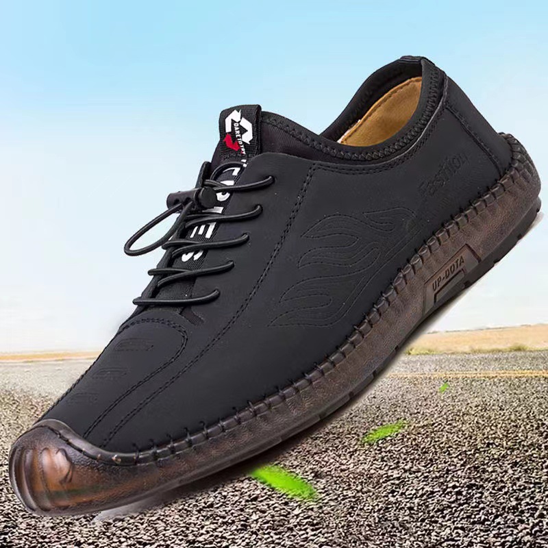 2023 nuevas sandalias de verano para hombre zapatos con agujeros huecos transpirables para hombre sandalias casuales de tendón de res para hombre