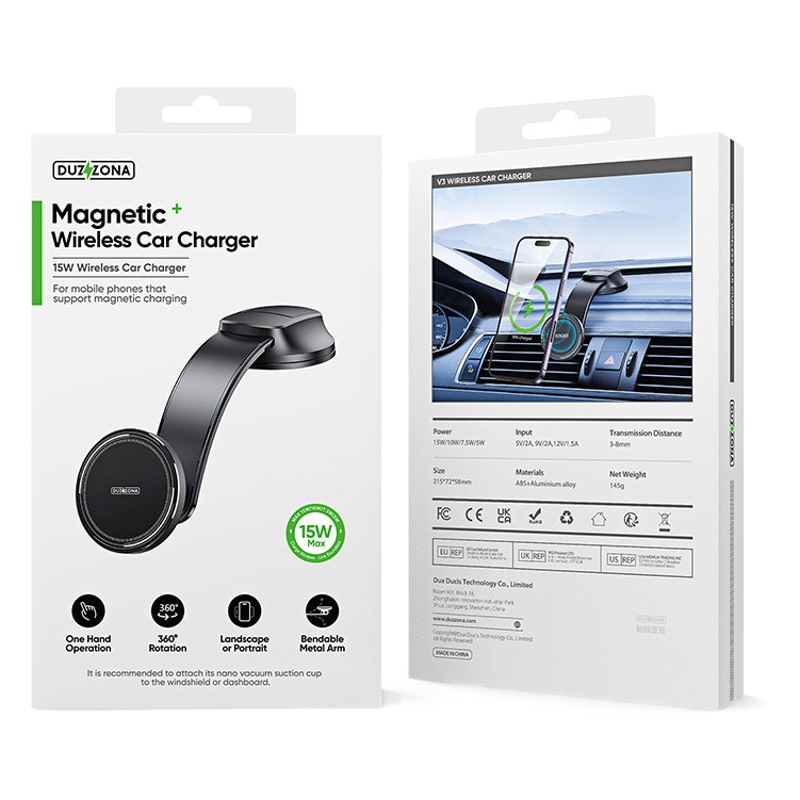 Magsafe15W magnético coche inalámbrico cargador adhesivo teléfono móvil soporte de navegación cargador QI carga rápida al por mayor