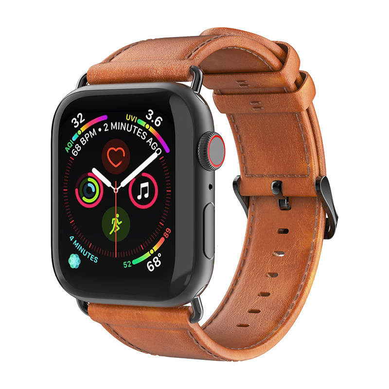 DUXDUCIS al por mayor correa de cuero nativa aplicable Apple iWatch universal Apple reloj Correa modelo de negocio image 12