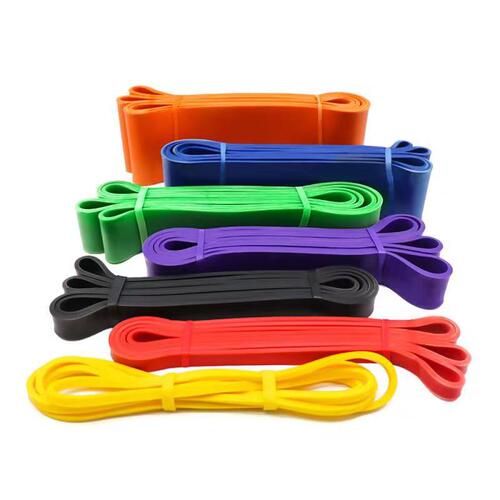 Elastic band fitness men's resistance band strength training women's yoga pull band flat rubber band pull-up assistance