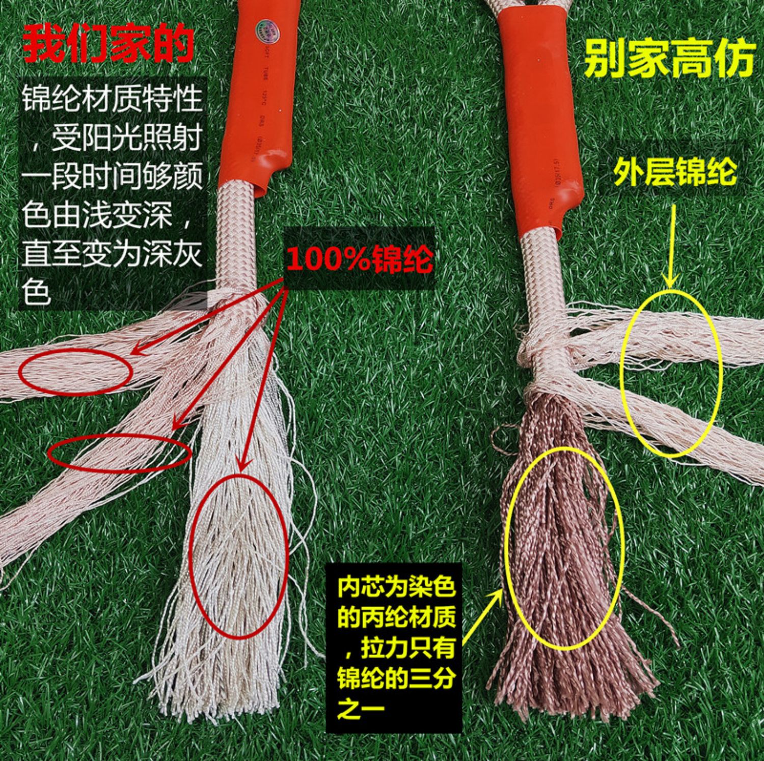 Car Tow Rope Anti-Breakage Thickened 5 Ton 10 Ton Towing Rope