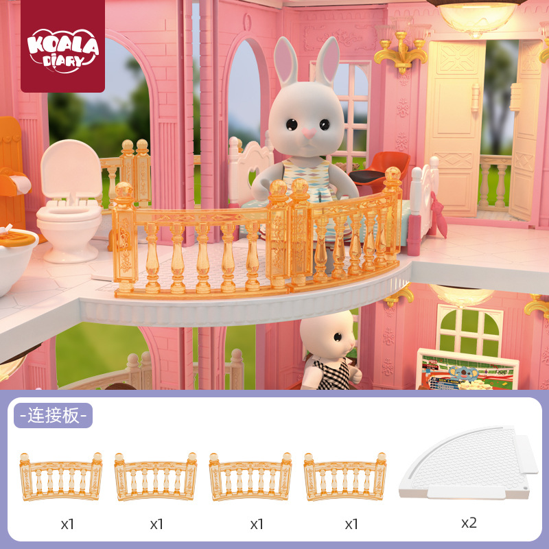 Koala diario Venta caliente mini simulación cocina juego casa juguete miniatura escena muñeca casa dormitorio accesorios bolsa