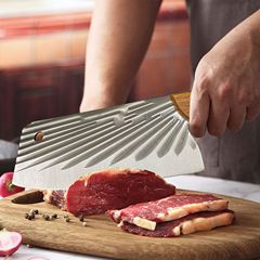 新款地攤加厚斬骨刀剁骨刀不鏽鋼菜刀斬切片刀家用刀具加重砍骨刀