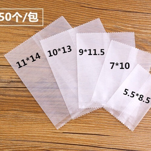 Thickened Semi-Transparent Frosted Machine-Sealed Bags for Baking Mooncakes, Biscuits, and Egg Yolk Pastries Food Packaging Bags