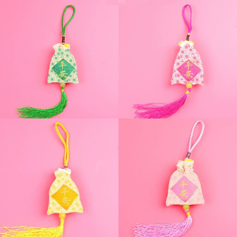 Оптовая продажа от производителя: пакетик-саше с кисточкой для удачи и благополучия на День девятого сентября, с логотипом компании, в стиле аптеки, в традиционном китайском стиле, портативный пустой пакетик-саше