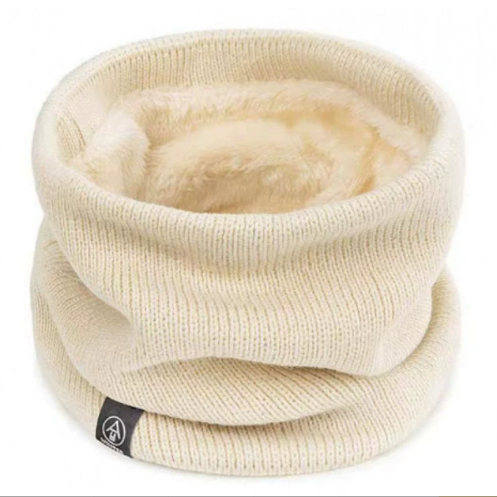 Универсальная knitted шея-воротник, зимний шарф из флиса, унисекс, несколько цветов
