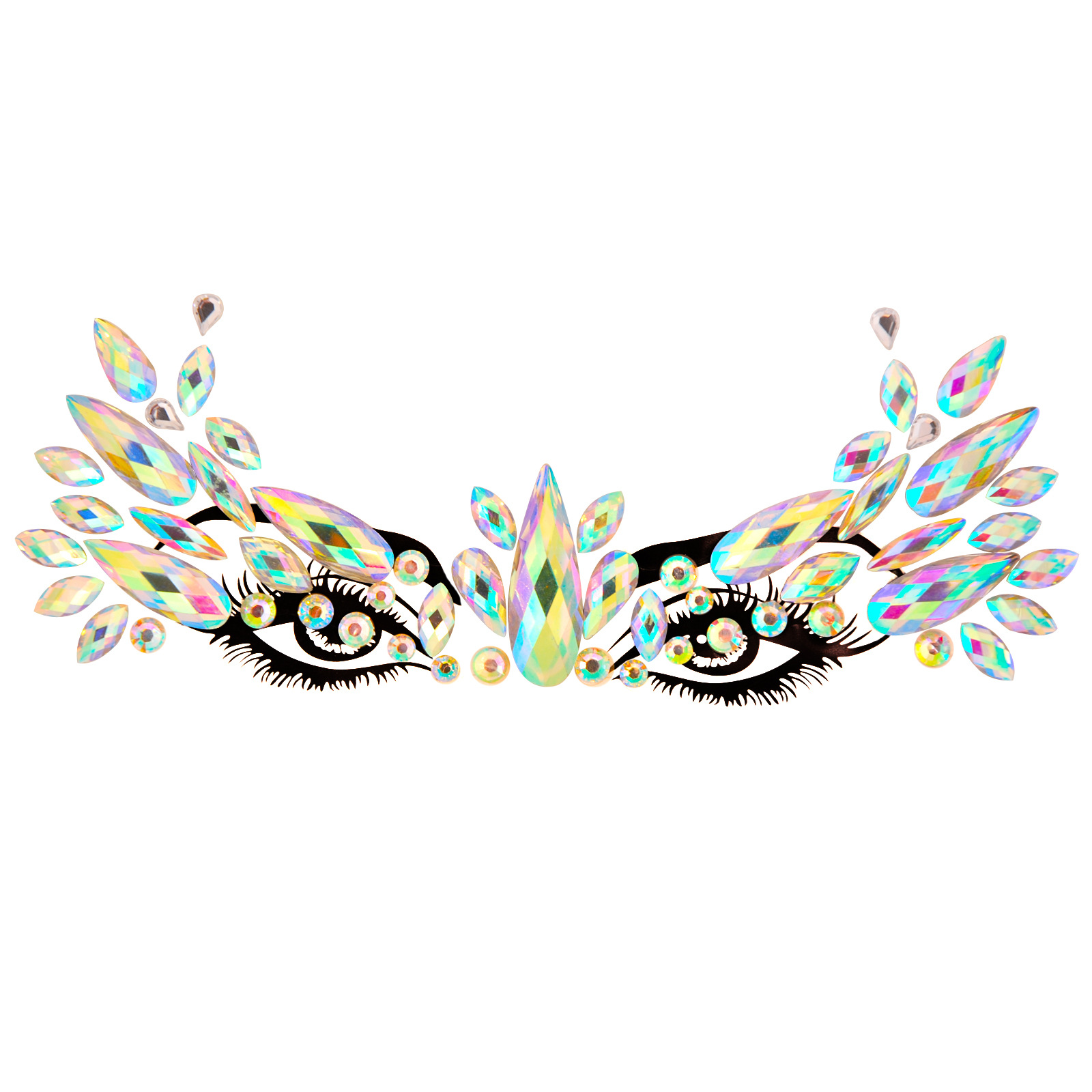 Water Droplets Acrylic Diamond Eyelash Glue Tattoos & Body Art 1 Piece display picture 1