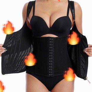 Amazon's Hottest Summer Breathable Thin Body-Shaping Suspender Top Women's Tummy-Tightening Waist-Cinching Large Size Suspender Body-Shaping Vest