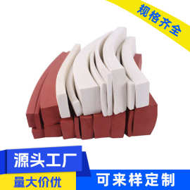 供应矩形方形硅胶发泡密封条 减震防撞耐高温海绵平板扁条