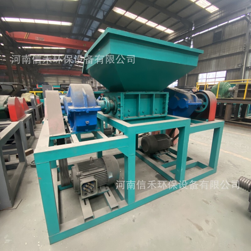 多機能廃鉄プラスチック金属廃棄物処理ステーション二軸シュレッダーヘッド材料破砕機を供給します。|undefined
