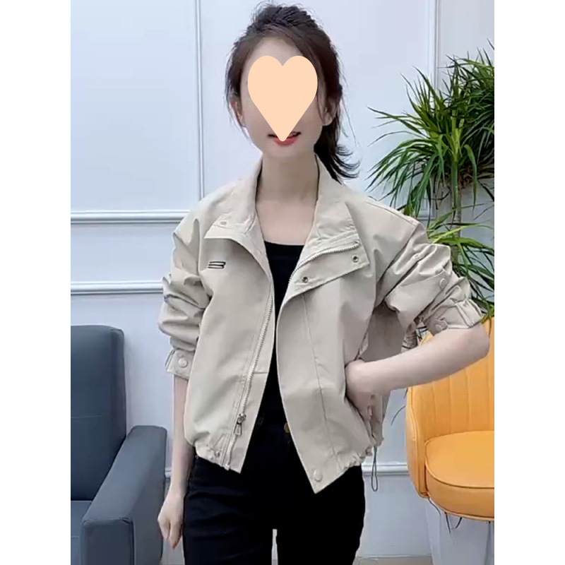 高级感夹克短外套女春秋2025春季新款时尚洋气减龄拉链小个子上衣|undefined