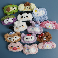 Cartoon Anime Handmade Knitted Hair Clip, Zhinü Wool Yarn Crochet Animal Hair Clip, Exquisite Handmade Hair Accessory Finished Product