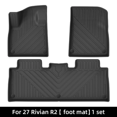 Suitable for 2027 Rivian R2 car floor mats, custom-made TPE floor mats and trunk mat (Modelə uyğun ayaqaltı) - 27-models-of-rivian-r2-single-layer-floor-mats
