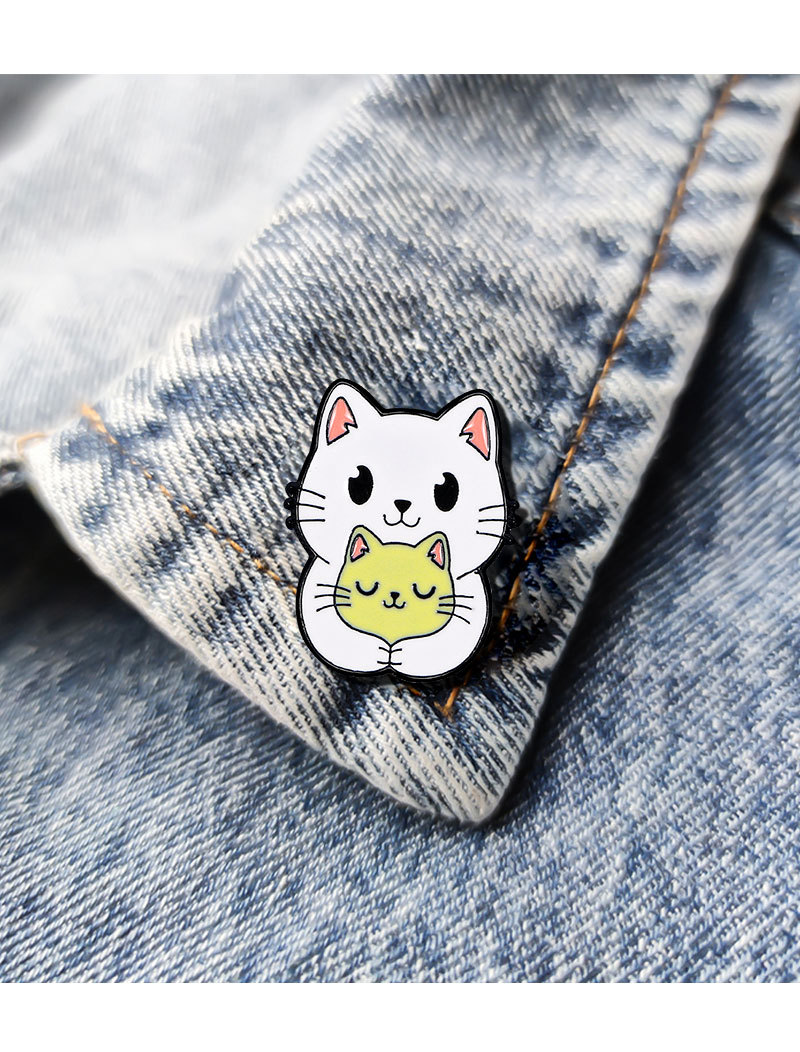 Casual, Elegant, Lady Style Casual Elegant Lady Pin Cat Zinc Alloy Enamel Unisex Brooches