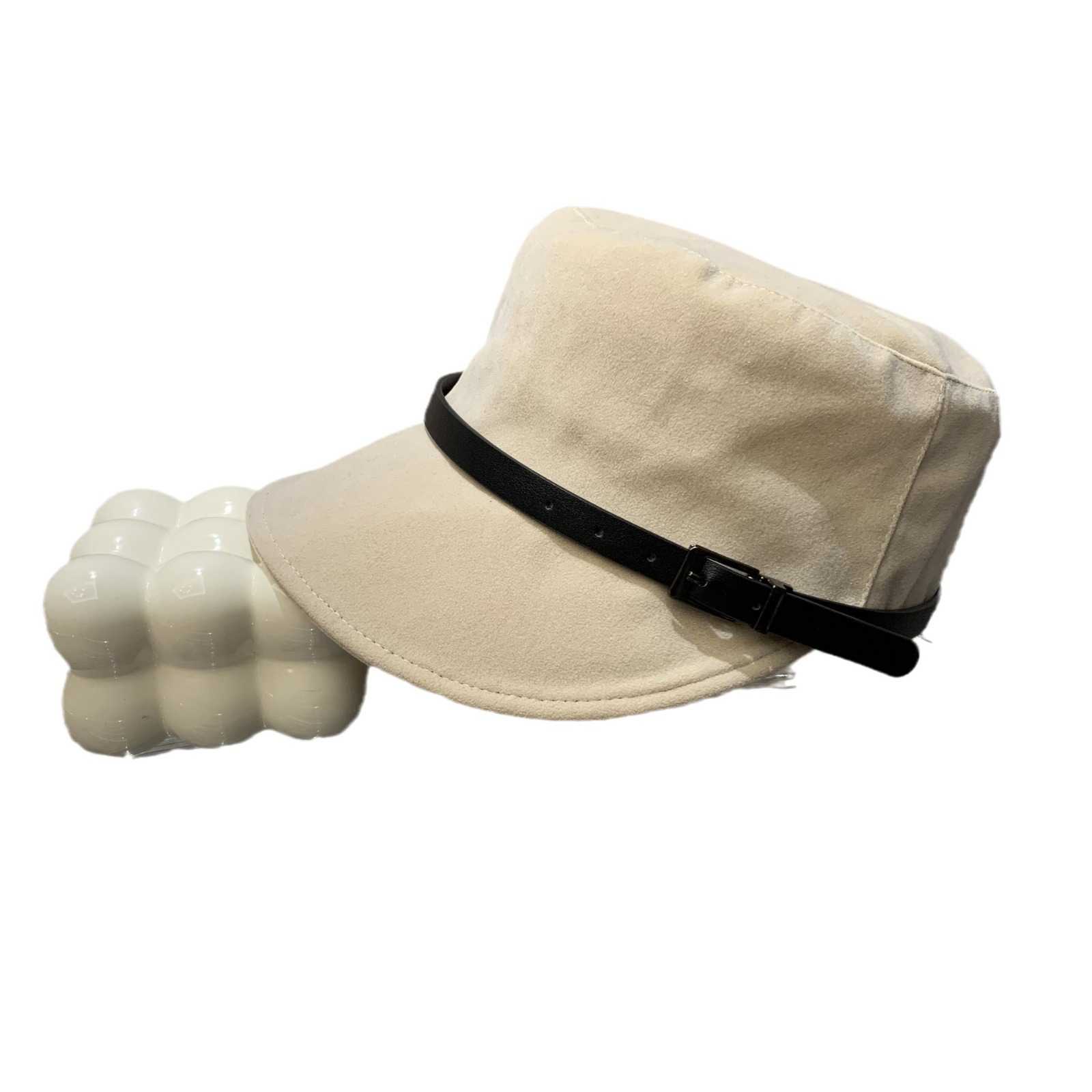 Elegante suède baret voor dames warme winterruiterpet_voghion.com