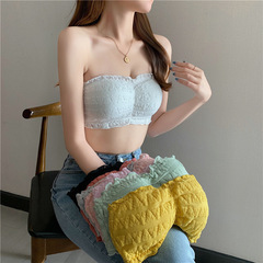 New strapless tube top, anti-exposure, push-up wrap, beautiful back, no steel ring underwear, student girl beautiful back bra