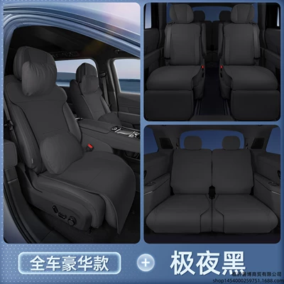 Suitable for Lynk & Co 900: Modelə uyğun (Original) oturacaq örtükləri - lynk-co-900-midnight-black-full-luxury-edition-headrests2-lumbar-supports2-no-specifications