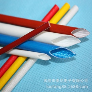 Customized Silicone glass fiber sleeve Silicone glass fiber tube Silicone fiberglass sleeve