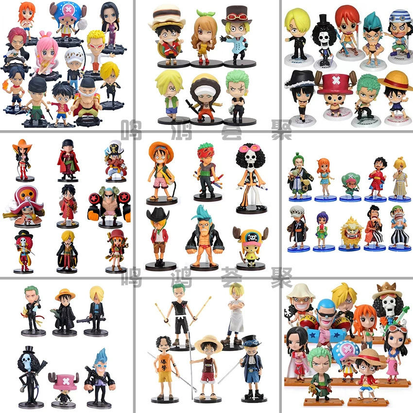 Аниме ручная работа One Piece Naruto Seven Dragon Ball Luffy Suo Long Girl Doll Machine Dolls Doll Desktop Swing