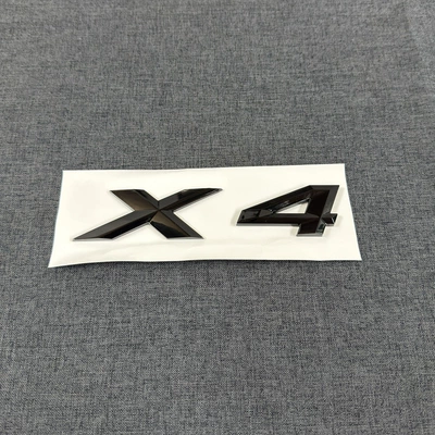 Modified Rear Mark Bright Silver — Car logo - x4-gloss-black-replacement