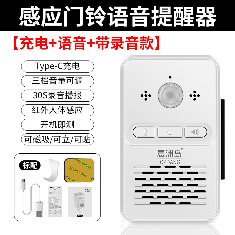 いらっしゃいませ、お店に入って、ドアベル充電式録音店の迎賓器の音声再生を誘導して、ドアベルを誘導してください|undefined