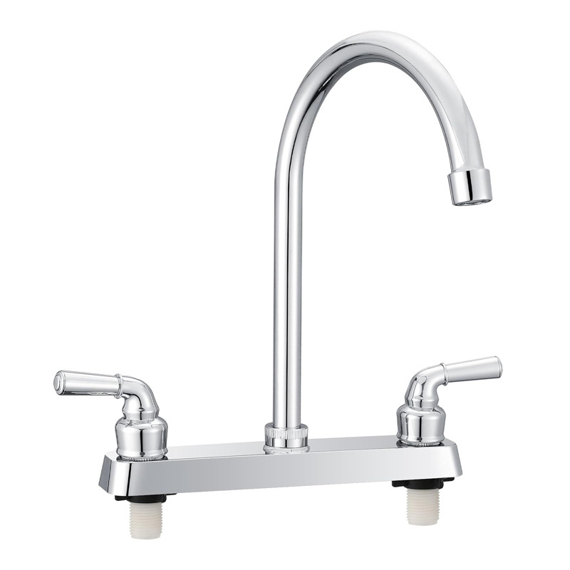 Grifos de agua fría y caliente transfronterizos sudamericanos porcelana de plástico de doble interfaz Grifos de RV
