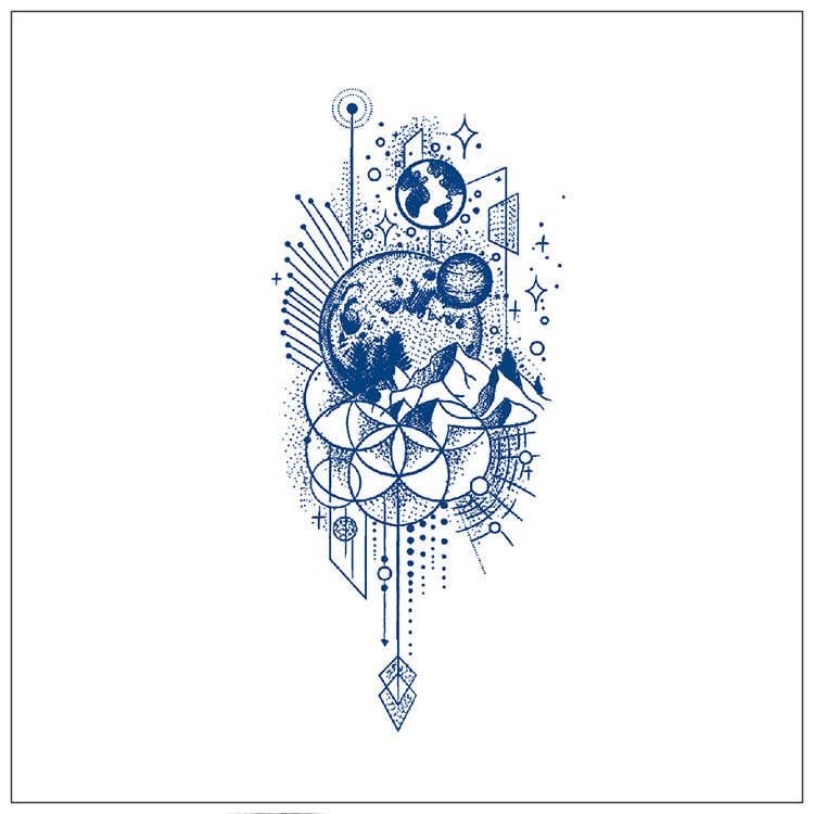 网红果汁纹身贴 草本果汁纹身贴防水持久半永久纹身贴现货批发|ms