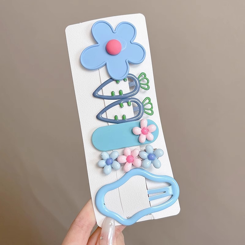 Horquilla de felpa de otoño e invierno clip de flequillo lateral para niños lindo color café horquilla de cabello roto tocado clip de pelo al por mayor