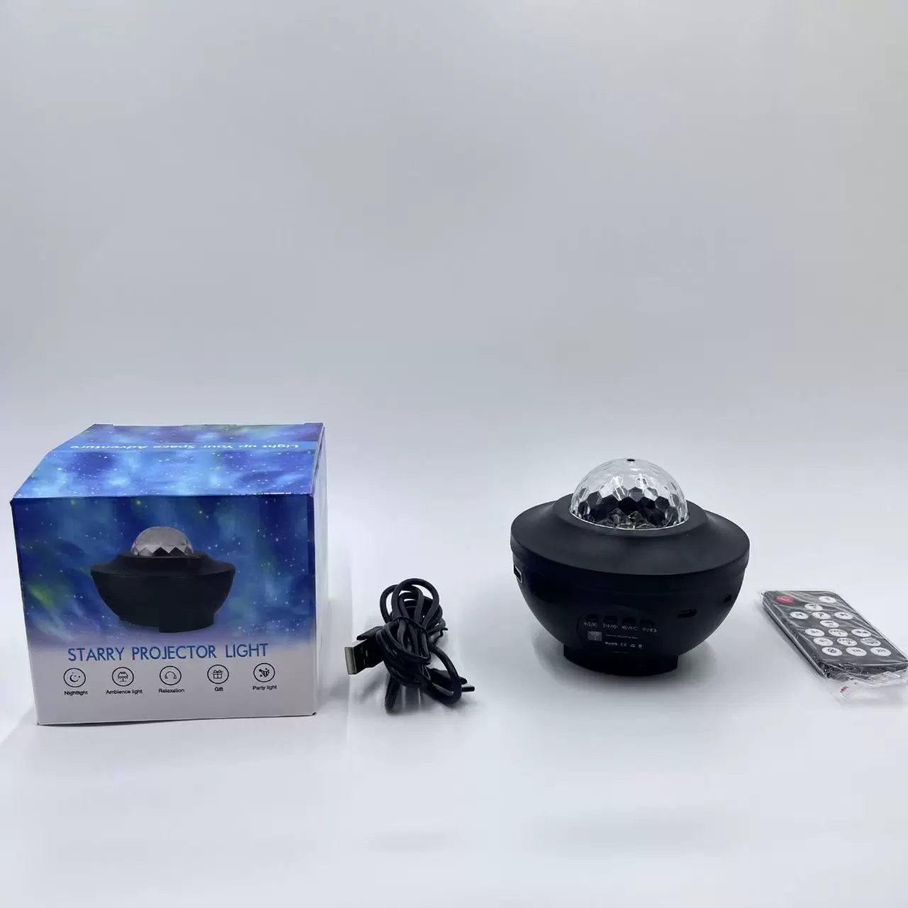 水纹灯投影梦幻北极光投影激光灯满天星蓝牙音乐氛围小夜灯星空灯