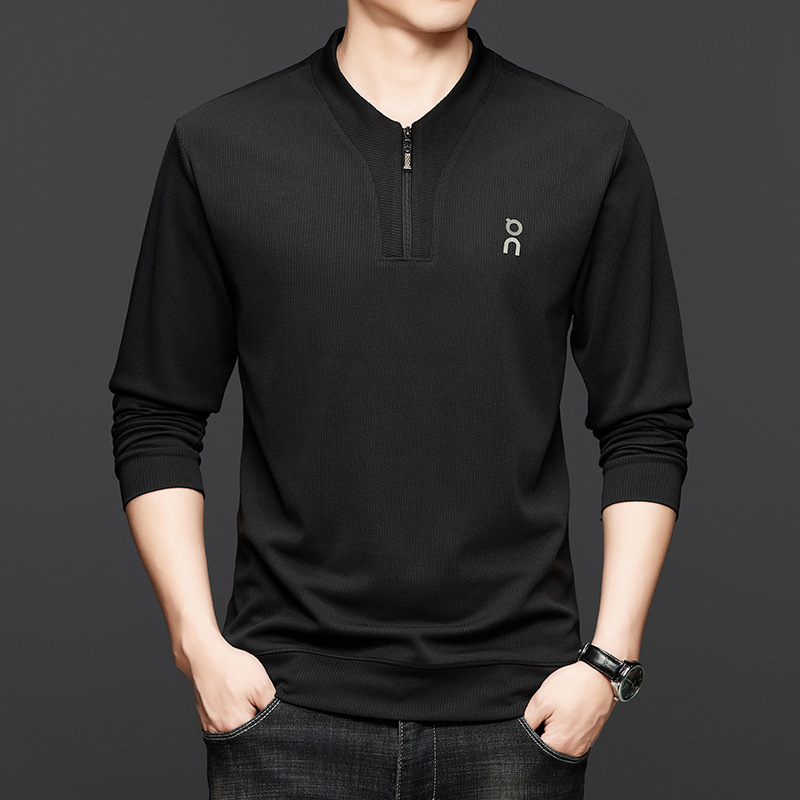 跨境半拉链男士卫衣2025新款卫衣春秋季男休闲打底衫衣服批发男装|undefined