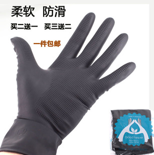 Gloves Barber Shop Hair Dyeing Latex Black Baking Protective Rubber Hair Salon Professional Hairdressing Supplies Hairdresser