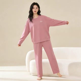 热八度德绒睡衣保暖时尚家居服睡衣套装