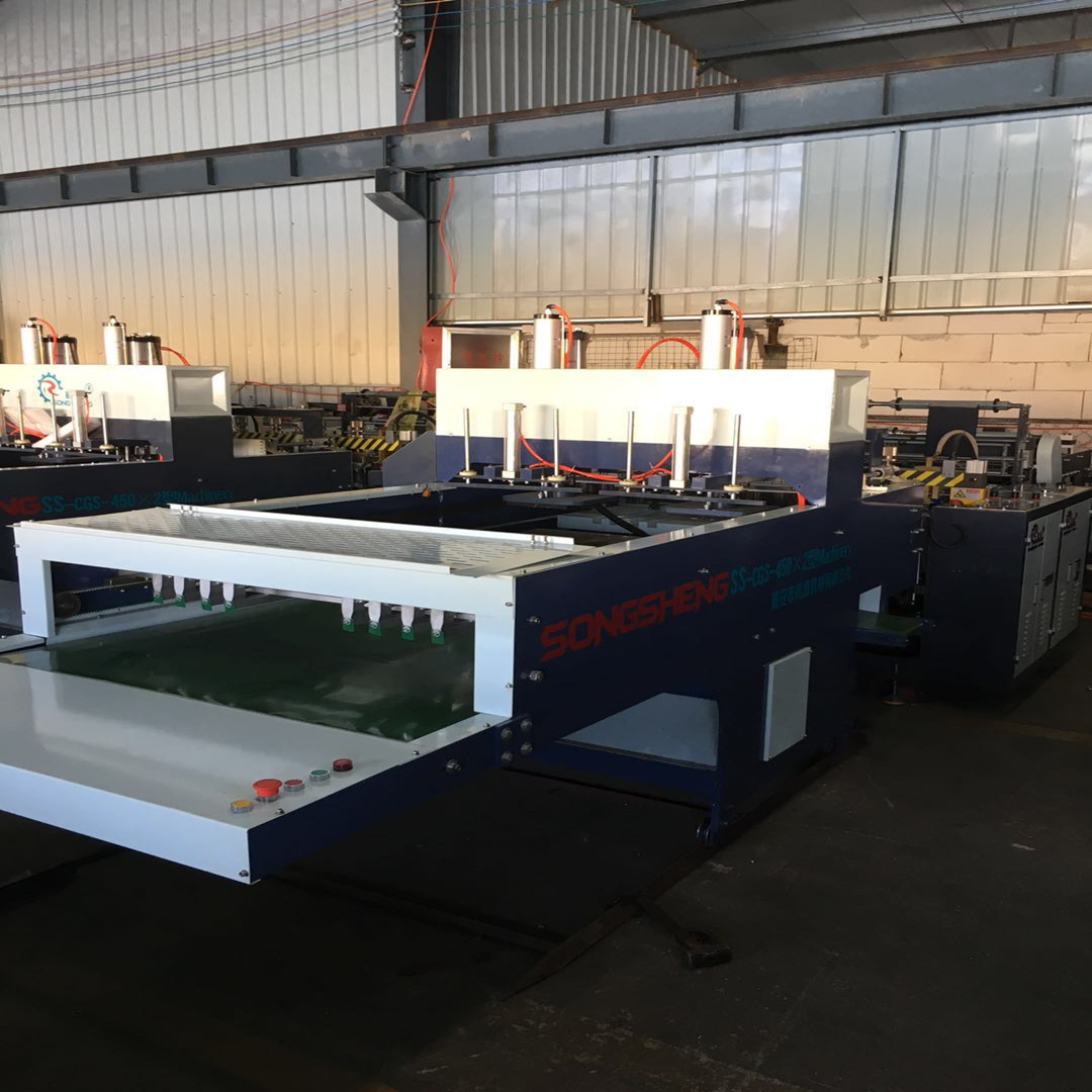 厂家专业生产PE双通道背心袋制袋机   可降解料制袋机