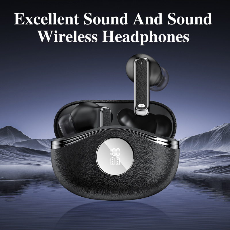 Bluetooth ヘッドセット 2025 新しいスマートワイヤレス Bluetooth ヘッドセットノイズリダクション高品質デジタルディスプレイ Bluetooth ヘッドセットクロスボーダー|undefined