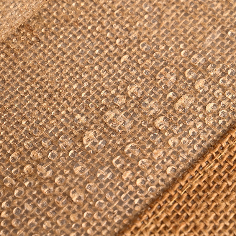 Bolsa de arpillera en stock bolsa de arpillera de lona con costuras bolsa de arpillera portátil tridimensional bolsa de arpillera laminado de gran capacidad personalizada