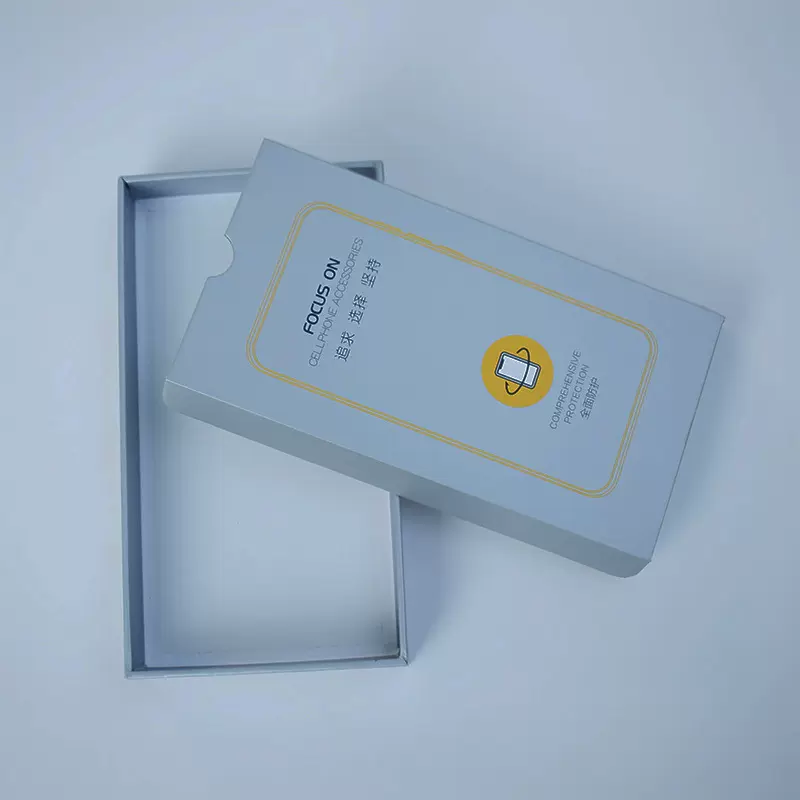 现货华为手机贴膜苹果保护套包装手机壳包装盒钢化膜中性木盒