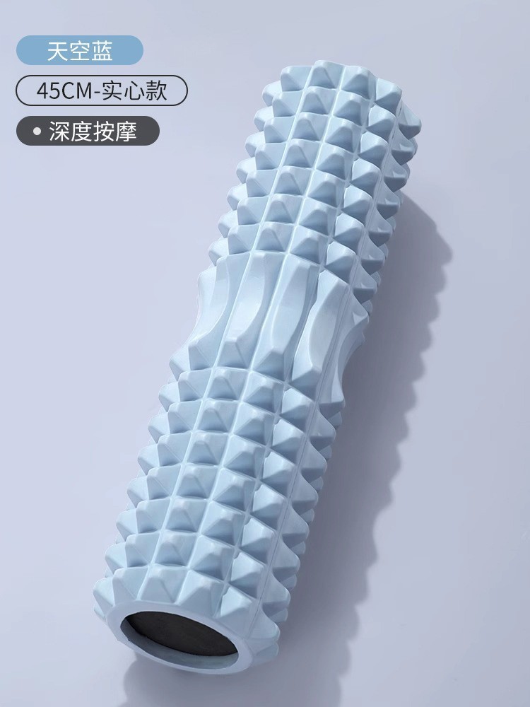 초승달 모양 스카이 블루 [업그레이드 솔리드형 45cm] 더욱 두껍고 길어진/깊은 마사지