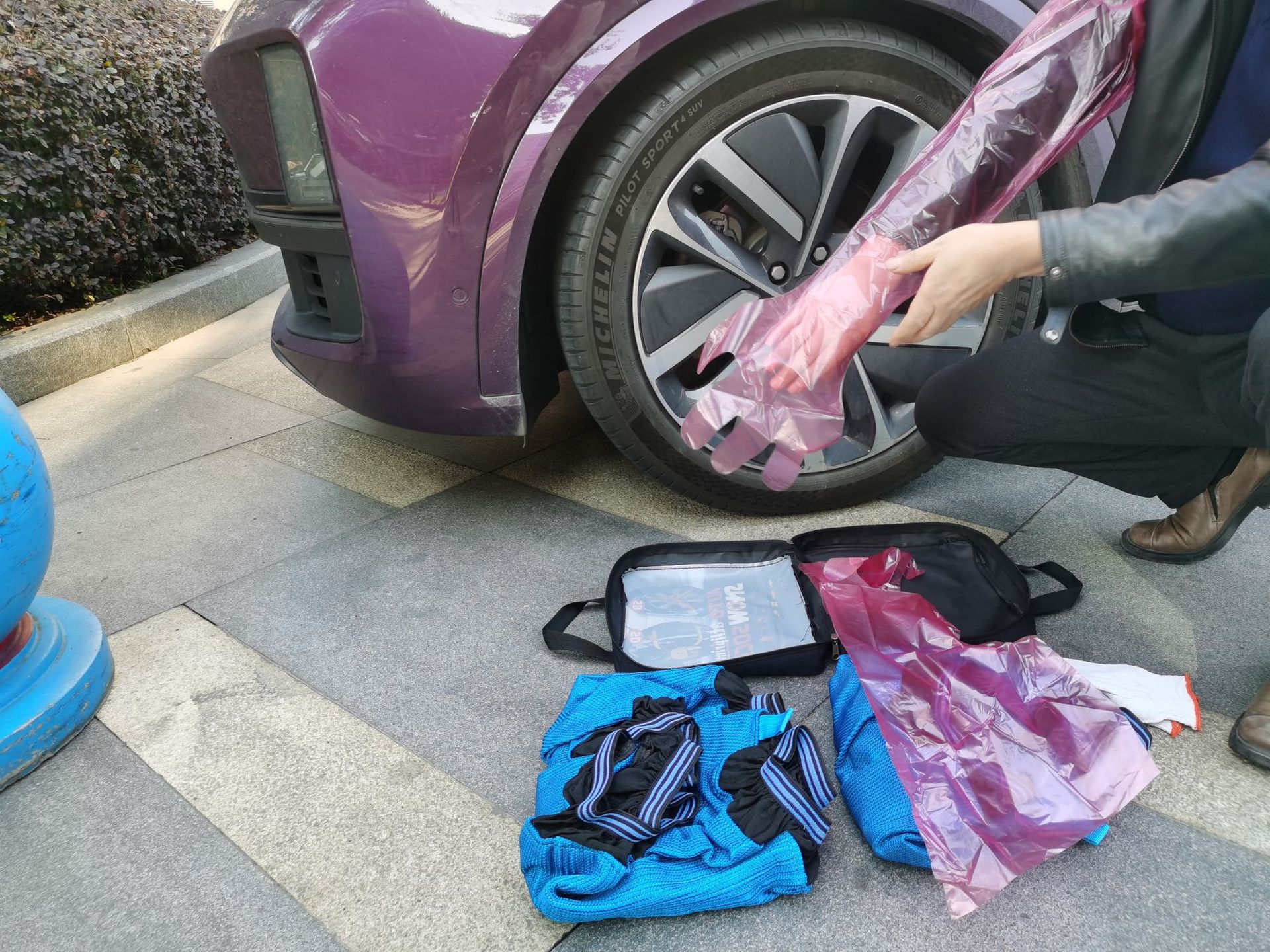 [in stock Li Fa] EN Certified High Strength Super Thickened Wear-resistant Winter Anti-skid Car Cloth Chain Tire Anti-skid Chain