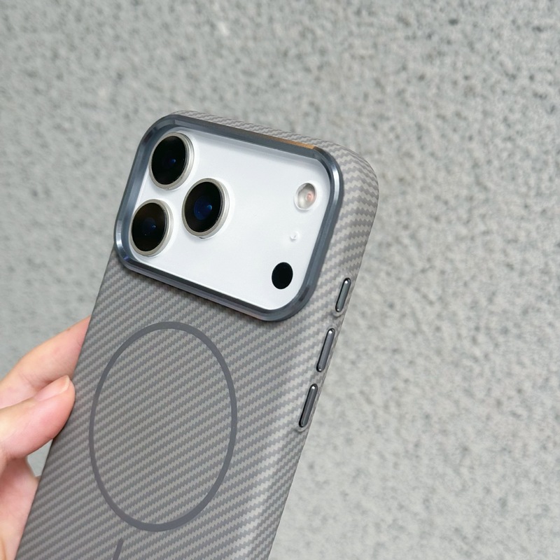 适用苹果17promax手机壳新款16pro凯夫拉纹理iPhone15金属镜框防|undefined
